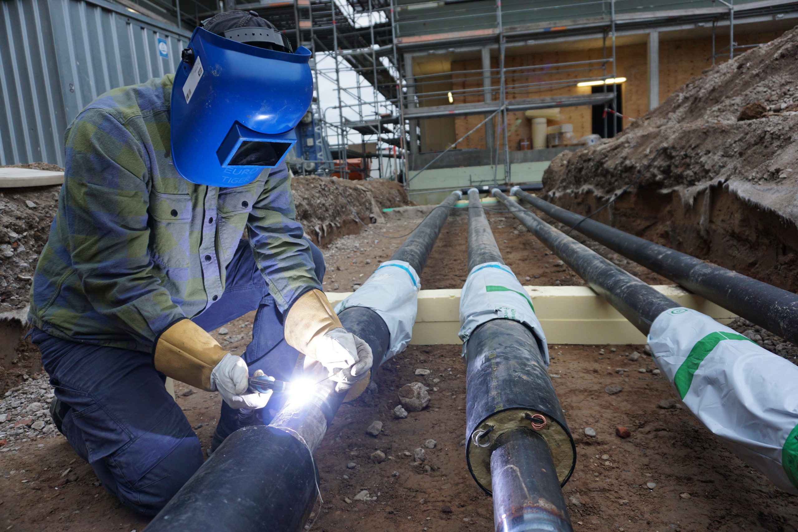 Schweißarbeiten im Detail